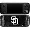 MLB San Diego Padres Dark Wash Steam Deck Handheld Gaming Computer OLED Skin