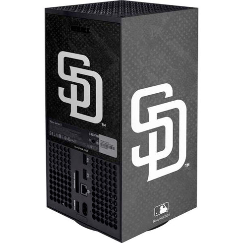 MLB San Diego Padres Dark Wash XBox Series X Digital Edition Console Skin