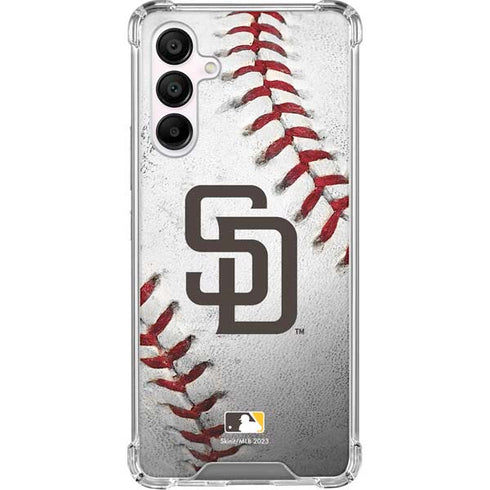 MLB San Diego Padres Game Ball Galaxy A16 5G Clear Case