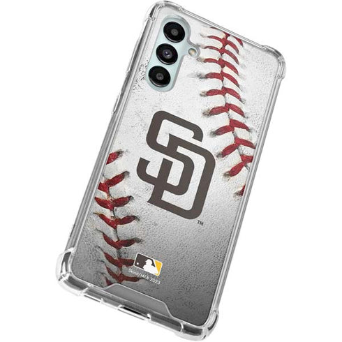 MLB San Diego Padres Game Ball Galaxy A16 5G Clear Case