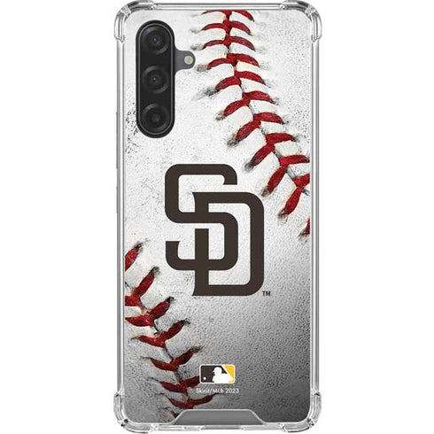 MLB San Diego Padres Game Ball Galaxy A17 Clear Case