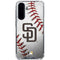 MLB San Diego Padres Game Ball Galaxy A36 5G Clear Case