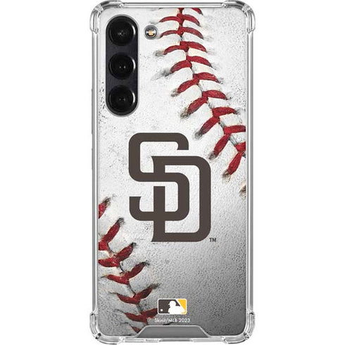 MLB San Diego Padres Game Ball Galaxy S24 FE Clear Case