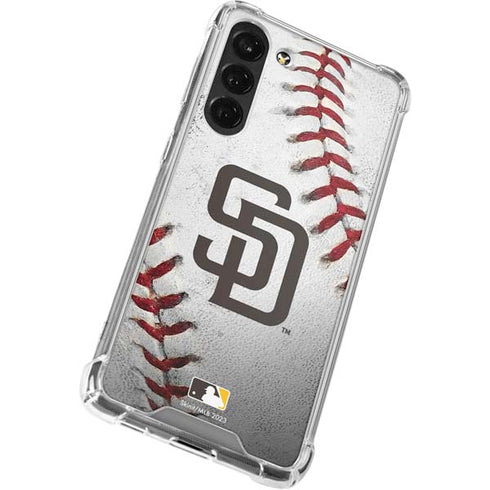 MLB San Diego Padres Game Ball Galaxy S24 FE Clear Case
