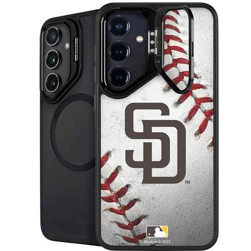 MLB San Diego Padres Game Ball Galaxy S25 Kickstand Case