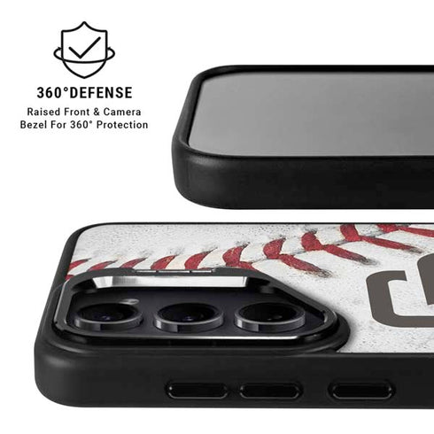 MLB San Diego Padres Game Ball Galaxy S25 Kickstand Case