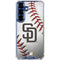 MLB San Diego Padres Game Ball Galaxy S25 Clear Case