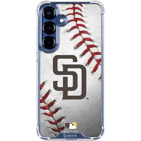MLB San Diego Padres Game Ball Galaxy S25 Plus Clear Case