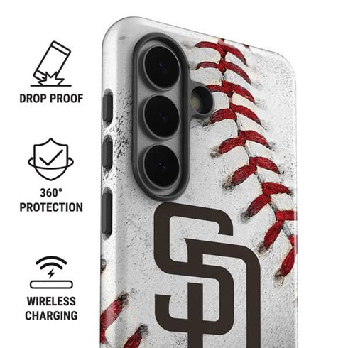 MLB San Diego Padres Game Ball Galaxy S26 Impact Case