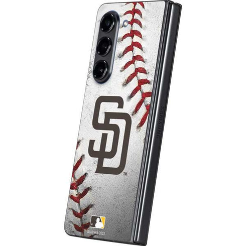 MLB San Diego Padres Game Ball Galaxy Z Fold5 5G Skin