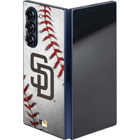 MLB San Diego Padres Game Ball Galaxy Z Fold6 Skin