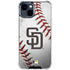 MLB San Diego Padres Game Ball iPhone 15 Clear Case
