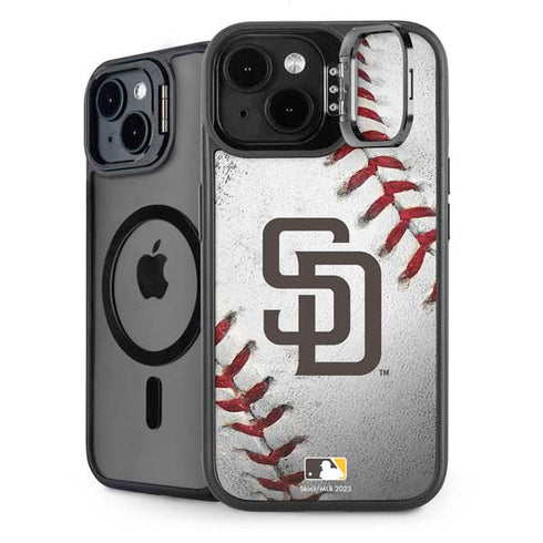 MLB San Diego Padres Game Ball iPhone 15 Kickstand Case