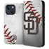 MLB San Diego Padres Game Ball iPhone 15 Plus Folio Case