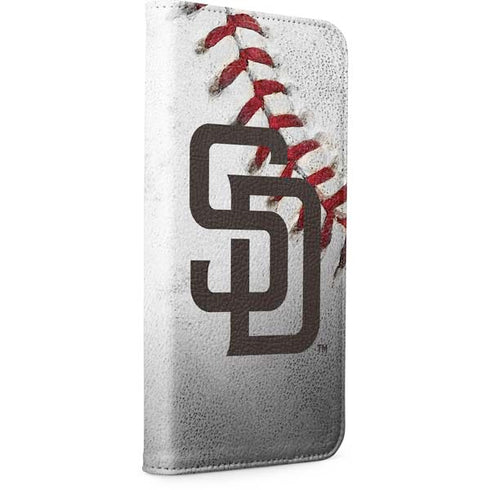 MLB San Diego Padres Game Ball iPhone 15 Pro Folio Case