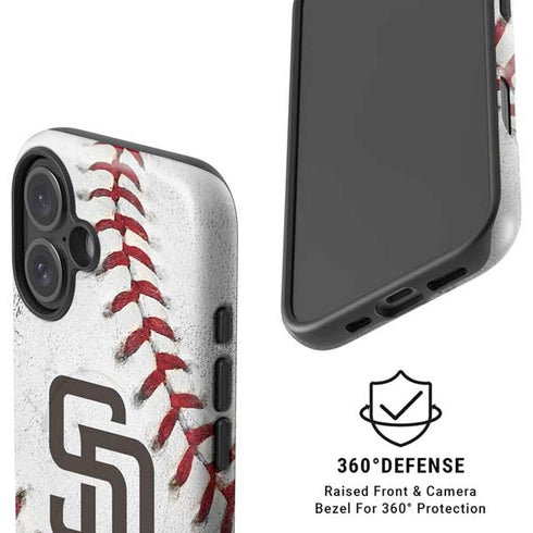MLB San Diego Padres Game Ball iPhone 16 Plus Magsafe Impact Case
