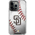 MLB San Diego Padres Game Ball iPhone 16 Pro Clear Case