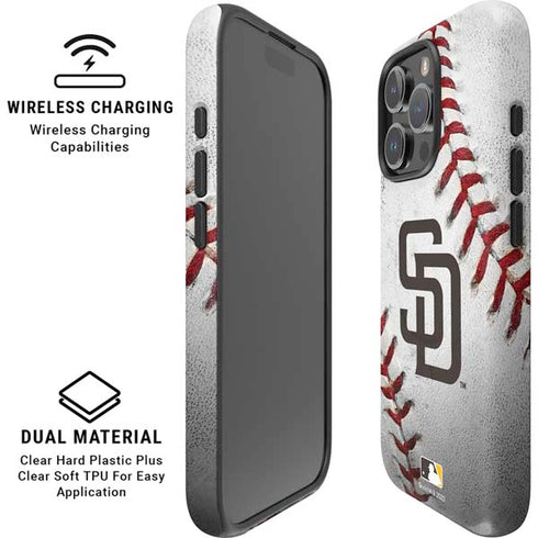 MLB San Diego Padres Game Ball iPhone 16 Pro Magsafe Impact Case