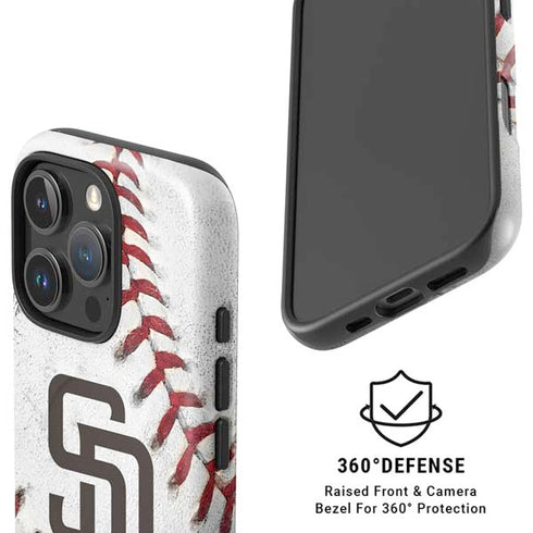 MLB San Diego Padres Game Ball iPhone 16 Pro Max Magsafe Impact Case