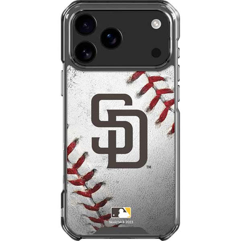 MLB San Diego Padres Game Ball iPhone 18 Pro Max Clear Case
