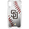MLB San Diego Padres Game Ball iPhone XS Clear Case