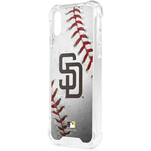 MLB San Diego Padres Game Ball iPhone XS Clear Case