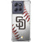 MLB San Diego Padres Game Ball Moto G 5G (2025) Clear Case