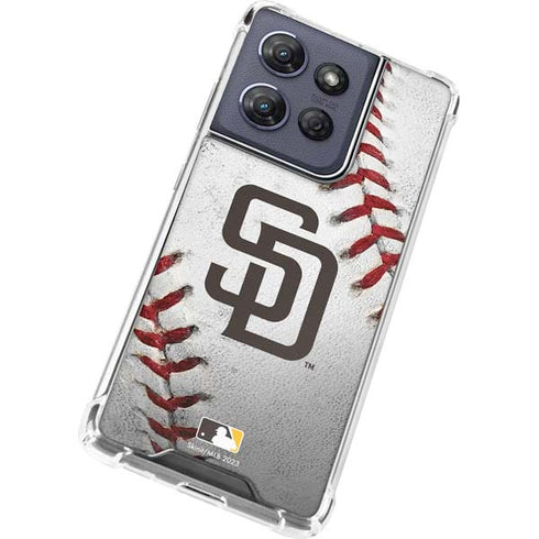 MLB San Diego Padres Game Ball Moto G Play 5G (2025) Clear Case
