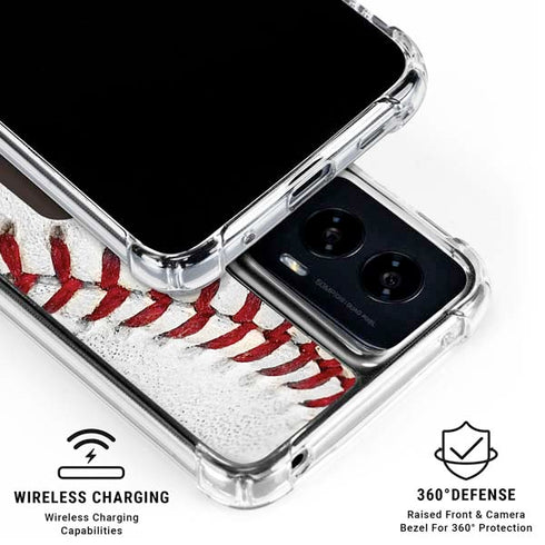 MLB San Diego Padres Game Ball Moto G Power 5G (2024) Clear Case