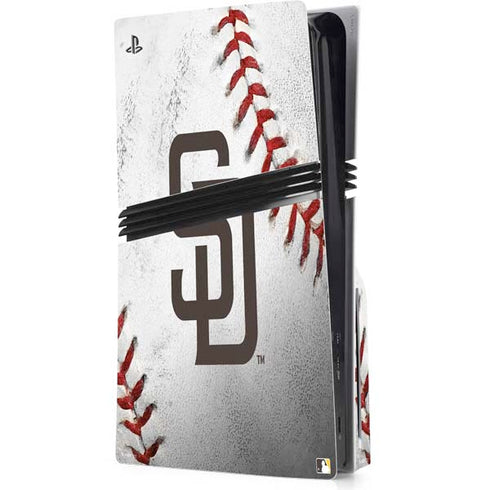 MLB San Diego Padres Game Ball PS5 Pro Disk Console Skin