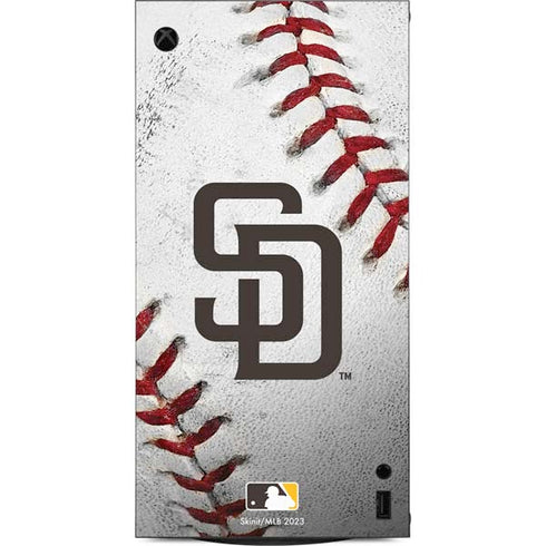 MLB San Diego Padres Game Ball XBox Series X Digital Edition Console Skin