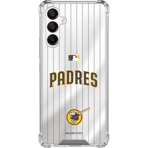MLB San Diego Padres Home Jersey Galaxy A16 5G Clear Case