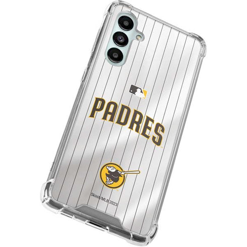 MLB San Diego Padres Home Jersey Galaxy A16 5G Clear Case