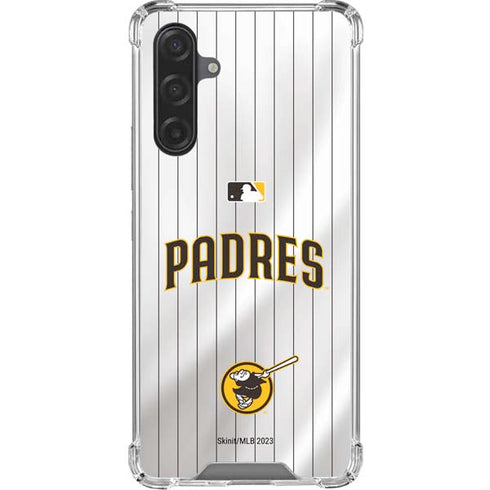 MLB San Diego Padres Home Jersey Galaxy A17 Clear Case