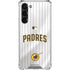 MLB San Diego Padres Home Jersey Galaxy S24 FE Clear Case