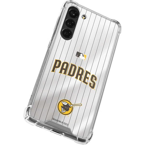 MLB San Diego Padres Home Jersey Galaxy S24 FE Clear Case