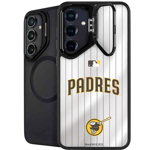 MLB San Diego Padres Home Jersey Galaxy S24 Plus Kickstand Case