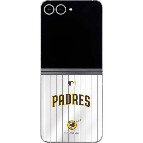 MLB San Diego Padres Home Jersey Galaxy Z Flip6 Skin