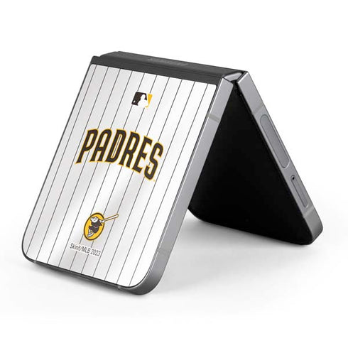 MLB San Diego Padres Home Jersey Galaxy Z Flip6 Skin