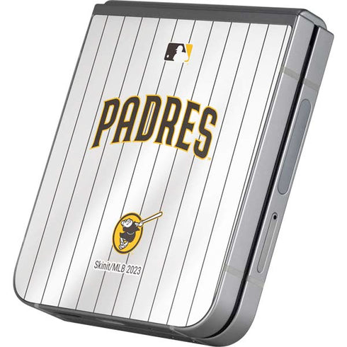 MLB San Diego Padres Home Jersey Galaxy Z Flip6 Skin