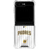 MLB San Diego Padres Home Jersey Galaxy Z Flip6 Clear Case