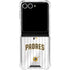 MLB San Diego Padres Home Jersey Galaxy Z Flip7 Clear Case