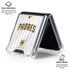 MLB San Diego Padres Home Jersey Galaxy Z Flip7 Clear Case