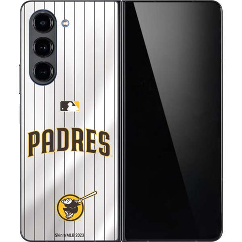 MLB San Diego Padres Home Jersey Galaxy Z Fold5 5G Skin