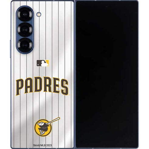 MLB San Diego Padres Home Jersey Galaxy Z Fold6 Skin
