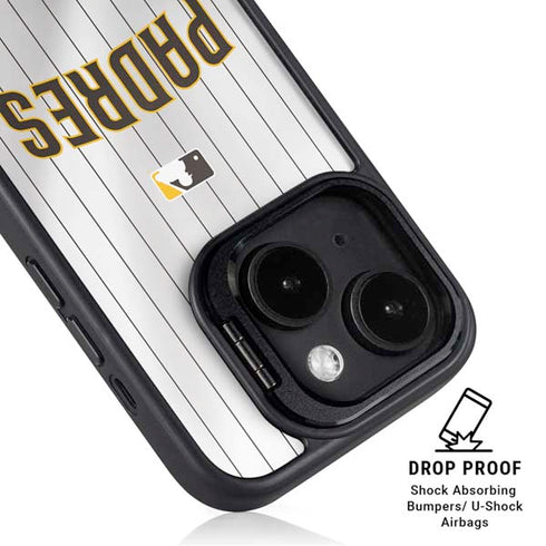 MLB San Diego Padres Home Jersey iPhone 14 Kickstand Case