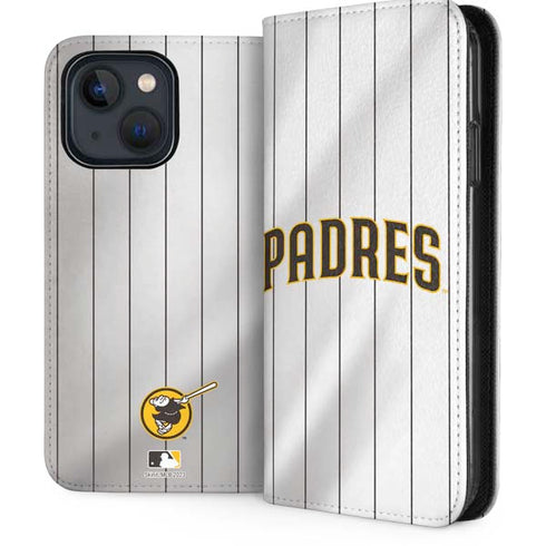 MLB San Diego Padres Home Jersey iPhone 15 Plus Folio Case