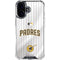 MLB San Diego Padres Home Jersey iPhone 16 Plus Clear Case