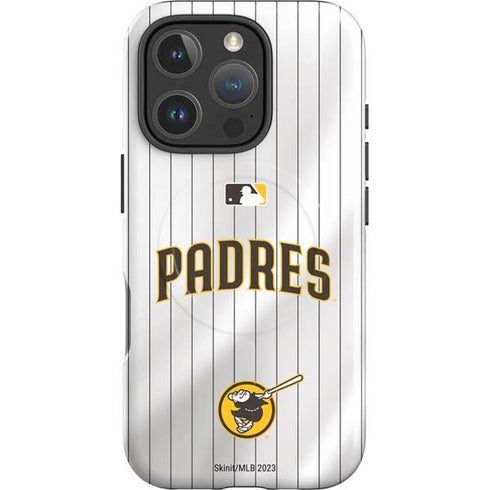 MLB San Diego Padres Home Jersey iPhone 16 Pro Magsafe Impact Case