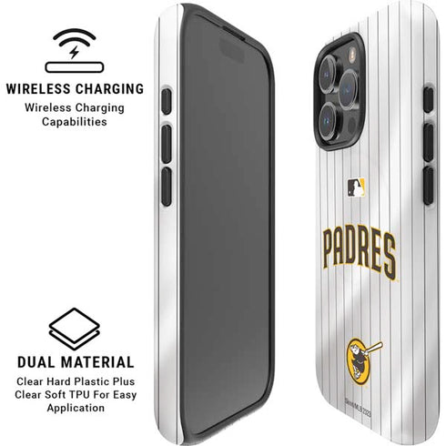 MLB San Diego Padres Home Jersey iPhone 16 Pro Magsafe Impact Case